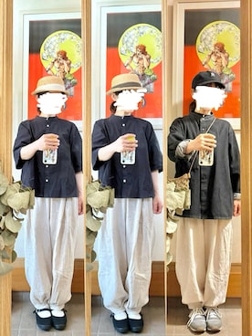 「SUN VALLEY（サンバレー）のアイテム」を使った、まっきさん（レディース・150cm）の春コーディネート