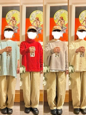 「Ordinary fits（オーディナリーフィッツ）のアイテム」を使った、まっきさん（レディース・150cm）の春コーディネート