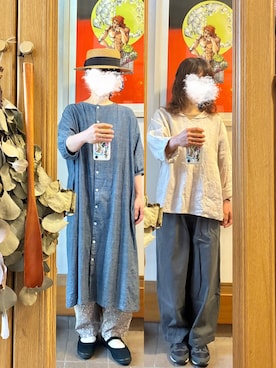 「ORCIVAL（オーシバル）のアイテム」を使った、まっきさん（レディース・150cm）の夏コーディネート
