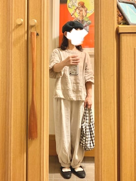「SUN VALLEY（サンバレー）のアイテム」を使った、まっきさん（レディース・150cm）の秋コーディネート