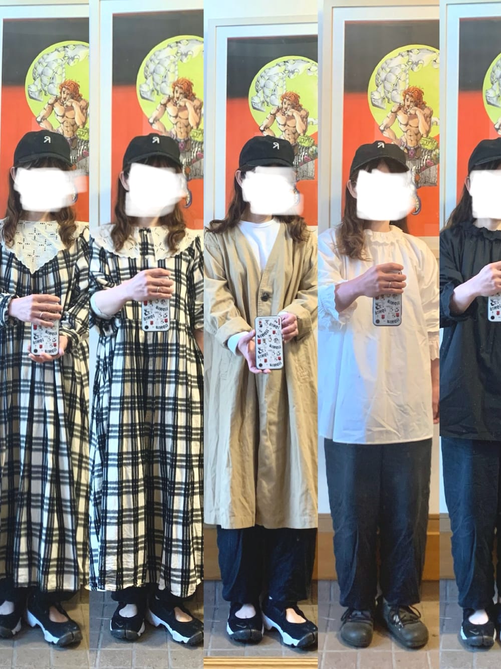 「買い物、セカスト購入品、古着」｜「studio CLIPのアイテム（ジャケット/アウター、ベージュ系）」を使った、まっきさん（レディース・150cm）の春コーディネートの1枚目の写真