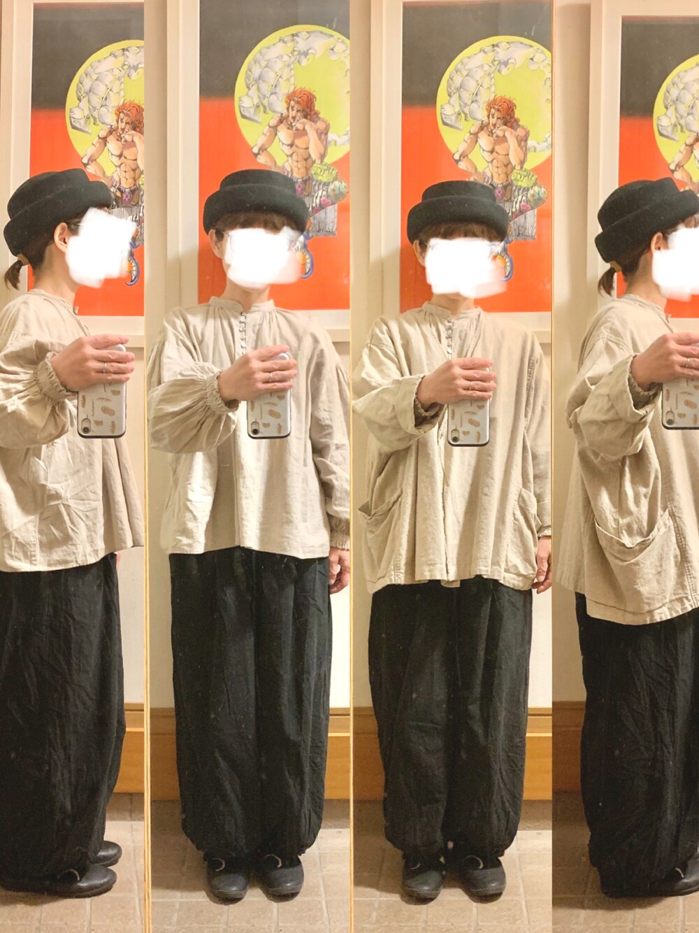 「昨日のコーデ、昨日の服、休日コーデ」｜「SUN VALLEYのアイテム（ノーカラージャケット、ホワイト系）」を使った、まっきさん（レディース・149cm）の秋コーディネートの1枚目の写真