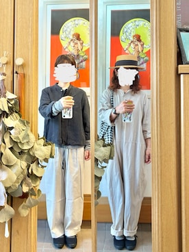 「14+（イチヨンプラス）のアイテム」を使った、まっきさん（レディース・150cm）の春コーディネート