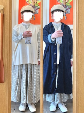 「CLOUDNINE（クラウドナイン）のアイテム」を使った、まっきさん（レディース・149cm）の春コーディネート