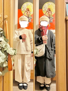 「昨日のコーデ」｜まっきさん（レディース・150cm）の冬コーディネート