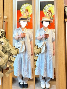 「14+（イチヨンプラス）のアイテム」を使った、まっきさん（レディース・150cm）の春コーディネート