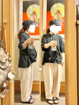 「Samansa Mos2（サマンサ モスモス）のアイテム」を使った、まっきさん（レディース・150cm）の夏コーディネート