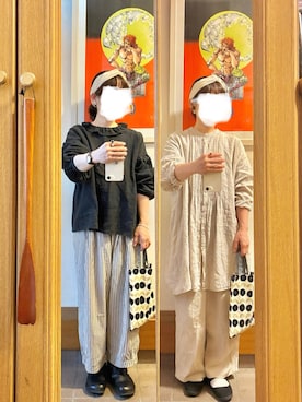 「アイテム（チュニック）」を使った、まっきさん（レディース・150cm）の秋コーディネート