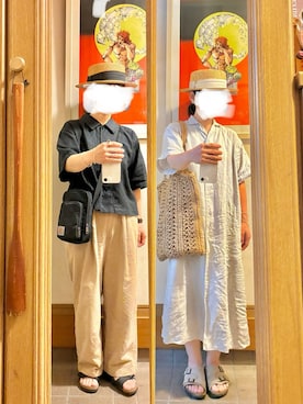「Samansa Mos2（サマンサ モスモス）のアイテム」を使った、まっきさん（レディース・150cm）の夏コーディネート