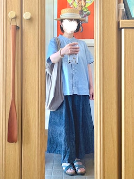 「ARCOPEDICO（アルコペディコ）のアイテム」を使った、まっきさん（レディース・149cm）の夏コーディネート