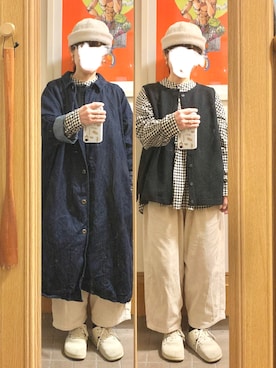 「CLOUDNINE（クラウドナイン）のアイテム」を使った、まっきさん（レディース・149cm）の春コーディネート