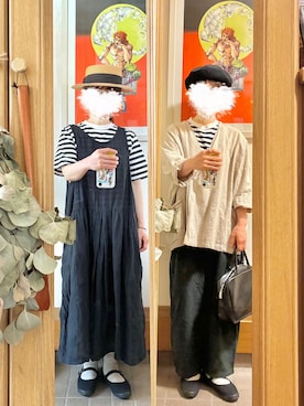「14+（イチヨンプラス）のアイテム」を使った、まっきさん（レディース・150cm）の春コーディネート