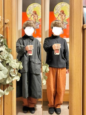 「Samansa Mos2（サマンサ モスモス）のアイテム（パンツ）」を使った、まっきさん（レディース・150cm）の冬コーディネート