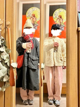 「EDWIN（エドウィン）のアイテム」を使った、まっきさん（レディース・150cm）の春コーディネート