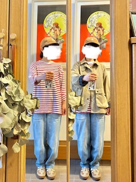 「昨日のコーデ」｜まっきさん（レディース・150cm）の春コーディネート