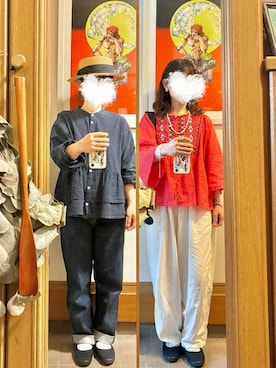 「Samansa Mos2（サマンサ モスモス）のアイテム」を使った、まっきさん（レディース・150cm）の夏コーディネート