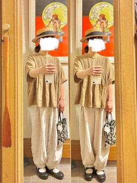 「SUN VALLEY（サンバレー）のアイテム」を使った、まっきさん（レディース・150cm）の秋コーディネート