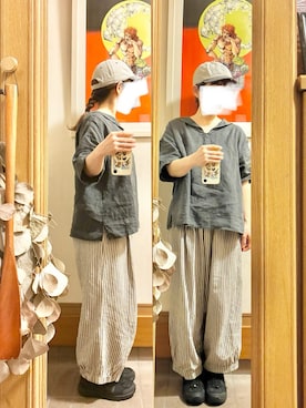 「ORCIVAL（オーシバル）のアイテム」を使った、まっきさん（レディース・150cm）の秋コーディネート
