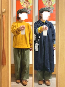 「CLOUDNINE（クラウドナイン）のアイテム」を使った、まっきさん（レディース・149cm）の冬コーディネート