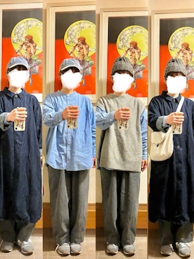 「OMNES（オムネス）のアイテム（トップス）」を使った、まっきさん（レディース・150cm）の春コーディネート