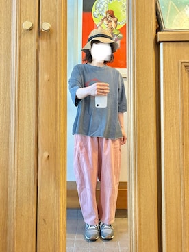 「ORCIVAL（オーシバル）のアイテム」を使った、まっきさん（レディース・150cm）の夏コーディネート