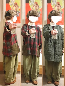 「昨日のコーデ」｜「アイテム（モッズコート）」を使った、まっきさん（レディース・149cm）の春コーディネート