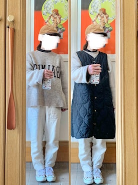 「ニツト」｜まっきさん（レディース・150cm）の春コーディネート