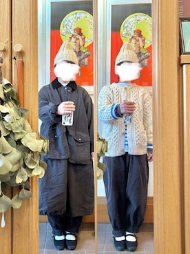 「EDWIN（エドウィン）のアイテム」を使った、まっきさん（レディース・150cm）の冬コーディネート