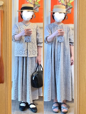 「ARCOPEDICO（アルコペディコ）のアイテム」を使った、まっきさん（レディース・149cm）の夏コーディネート