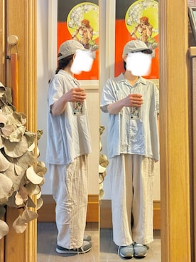 「出勤コーデ」｜まっきさん（レディース・150cm）の夏コーディネート