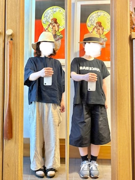 「Samansa Mos2（サマンサ モスモス）のアイテム」を使った、まっきさん（レディース・150cm）の夏コーディネート