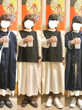 「CLOUDNINE（クラウドナイン）のアイテム」を使った、まっきさん（レディース・149cm）の冬コーディネート