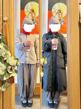 「studio CLIP（スタディオクリップ）のアイテム」を使った、まっきさん（レディース・150cm）の冬コーディネート