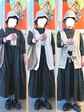 「SO（エスオー）のアイテム」を使った、まっきさん（レディース・149cm）の秋コーディネート