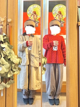 「昨日のコーデ」｜まっきさん（レディース・150cm）の冬コーディネート