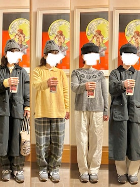 「アイテム（モッズコート）」を使った、まっきさん（レディース・150cm）の冬コーディネート