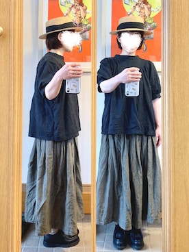 「Lisette（リゼッタ）のアイテム」を使った、まっきさん（レディース・149cm）の夏コーディネート