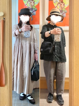「SO（エスオー）のアイテム（ワンピース/ドレス）」を使った、まっきさん（レディース・149cm）の秋コーディネート