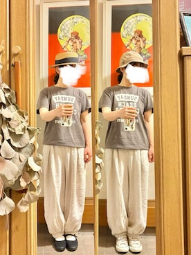 「SUN VALLEY（サンバレー）のアイテム」を使った、まっきさん（レディース・150cm）の夏コーディネート