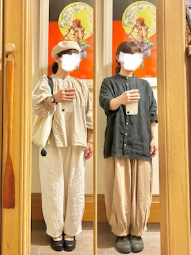 「SUN VALLEY（サンバレー）のアイテム」を使った、まっきさん（レディース・150cm）の秋コーディネート