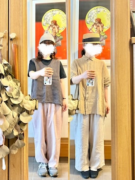 「Samansa Mos2（サマンサ モスモス）のアイテム」を使った、まっきさん（レディース・150cm）の夏コーディネート