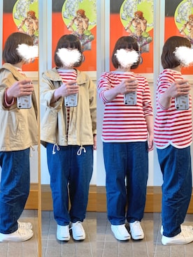 「SO（エスオー）のアイテム（トップス）」を使った、まっきさん（レディース・149cm）の春コーディネート