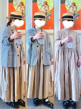 「SO（エスオー）のアイテム（ワンピース/ドレス）」を使った、まっきさん（レディース・149cm）の春コーディネート