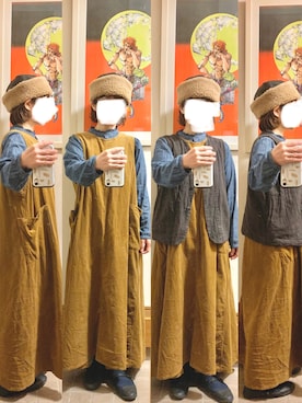 「LOGOS（ロゴス）のアイテム」を使った、まっきさん（レディース・149cm）の秋コーディネート