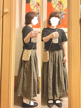 「Lisette（リゼッタ）のアイテム」を使った、まっきさん（レディース・149cm）の秋コーディネート