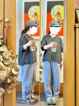 「ORCIVAL（オーシバル）のアイテム」を使った、まっきさん（レディース・150cm）の夏コーディネート