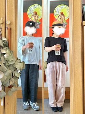 「14+（イチヨンプラス）のアイテム」を使った、まっきさん（レディース・150cm）の春コーディネート