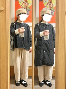 「French Bull（フレンチブル）のアイテム」を使った、まっきさん（レディース・150cm）の秋コーディネート