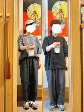 「SUN VALLEY（サンバレー）のアイテム」を使った、まっきさん（レディース・150cm）の夏コーディネート