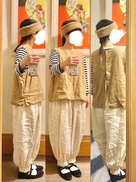 「French Bull（フレンチブル）のアイテム」を使った、まっきさん（レディース・150cm）の秋コーディネート